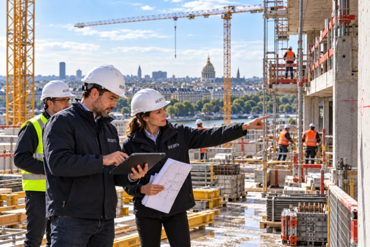 visite de chantier, contrôle sur site